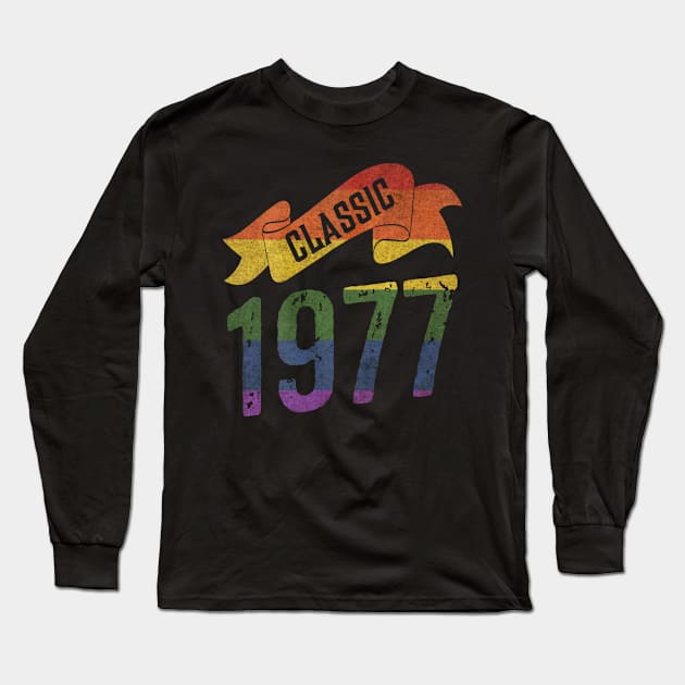 Classic 1977 Long Sleeve T-Shirt by rodmendonca